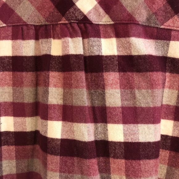 L. L. Bean Women’s Heathered Flannel Shirt, Size Large - Picture 3 of 11